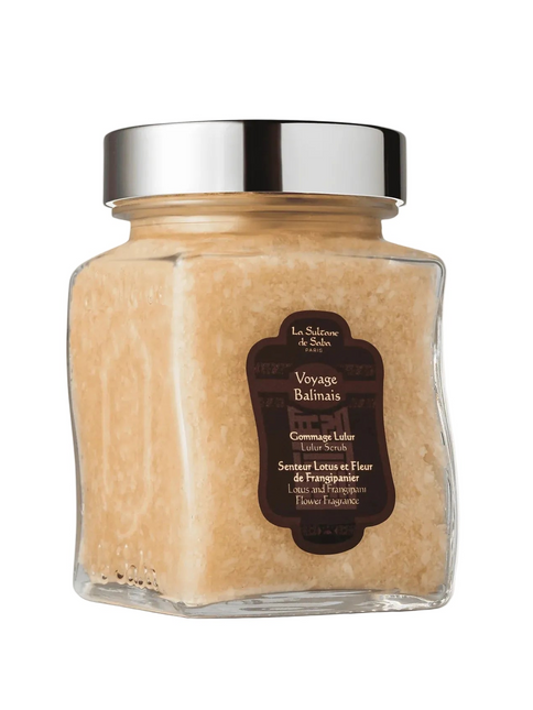 La Sultane de Saba Body Scrub – Journey to Bali – Lotus & Frangipani Flowers