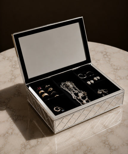 Sieradendoos Eichholtz Box Cordo Silver Finish