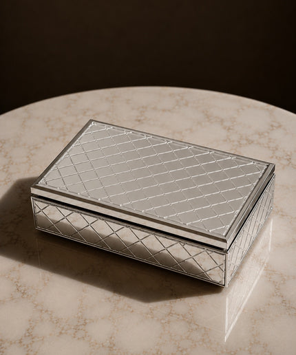 Sieradendoos Eichholtz Box Cordo Silver Finish
