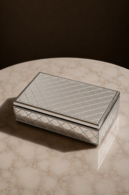 Sieradendoos Eichholtz Box Cordo Silver Finish