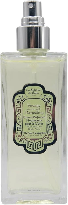 La Sultane de Saba Ginger & Green Tea Body Mist – Journey to the Route of Darjeeling