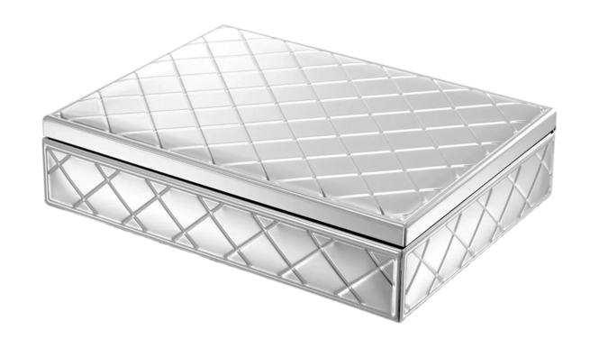 Sieradendoos Eichholtz Box Cordo Silver Finish