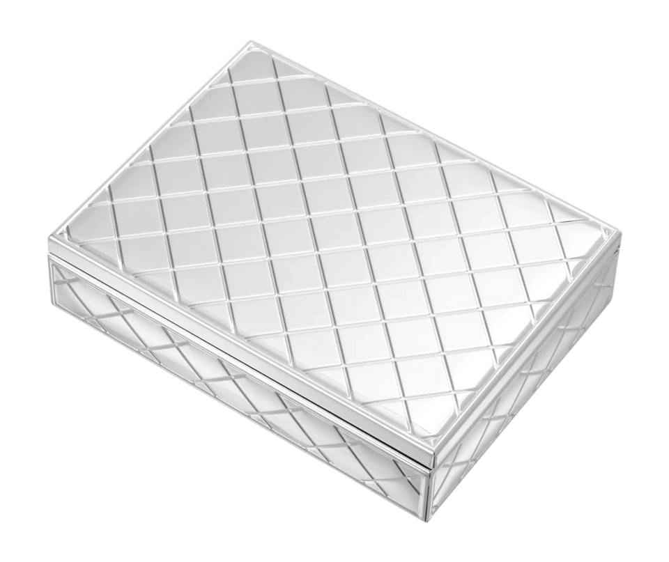 Sieradendoos Eichholtz Box Cordo Silver Finish