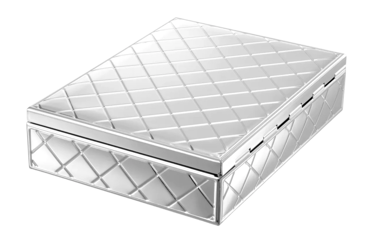 Sieradendoos Eichholtz Box Cordo Silver Finish