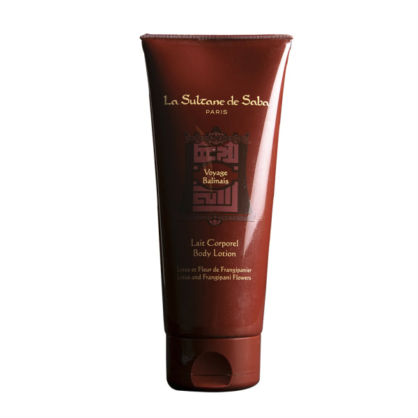 La Sultane de Saba Body Lotion – Journey to Bali – Lotus & Frangipani Flowers