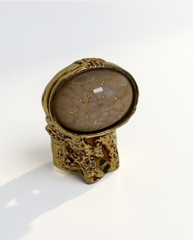 Yves Saint Laurent Arty Cabochon Ring