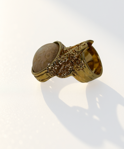 Yves Saint Laurent Arty Cabochon Ring