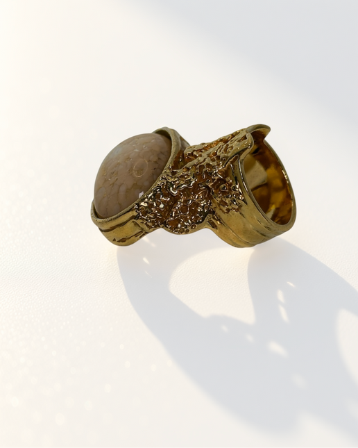 Yves Saint Laurent Arty Cabochon Ring