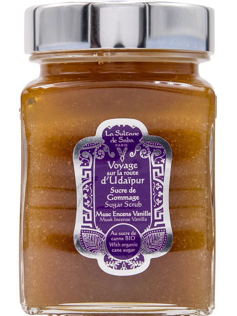 La Sultane de Saba Sugar Scrub – Musk & Vanilla – Journey to the Route of Udaipur