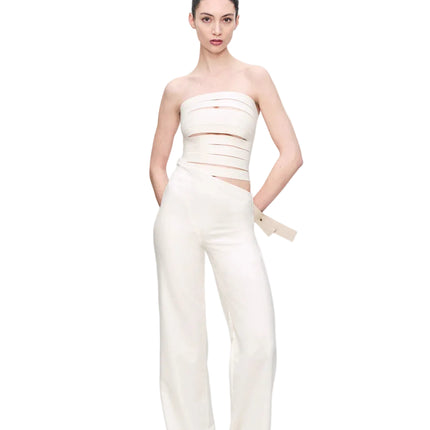 Max Zara Sterck Signature Trouser Heavy Wool white