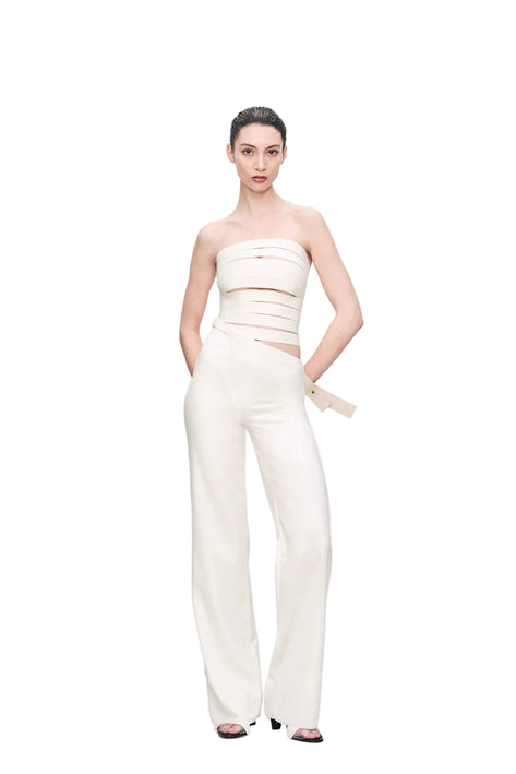 Max Zara Sterck Signature Trouser Heavy Wool white