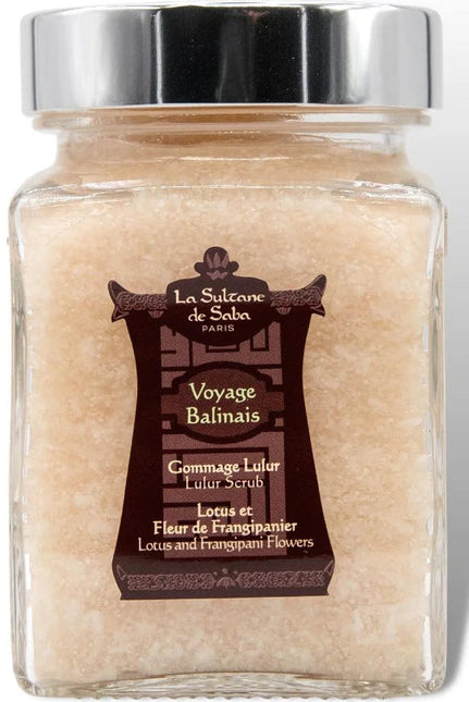 La Sultane de Saba Body Scrub – Journey to Bali – Lotus & Frangipani Flowers