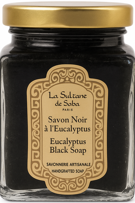 La Sultane de Saba Black Soap with Eucalyptus – Rituals of Hammam
