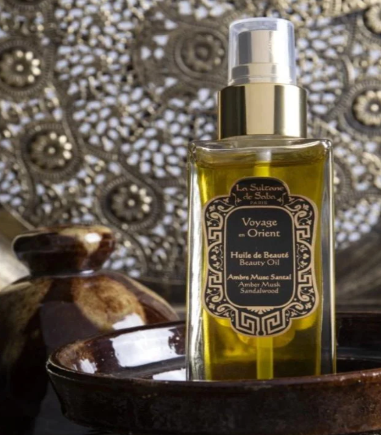La Sultane de Saba Beauty Oil – Amber & Sandalwood – Journey to the Orient