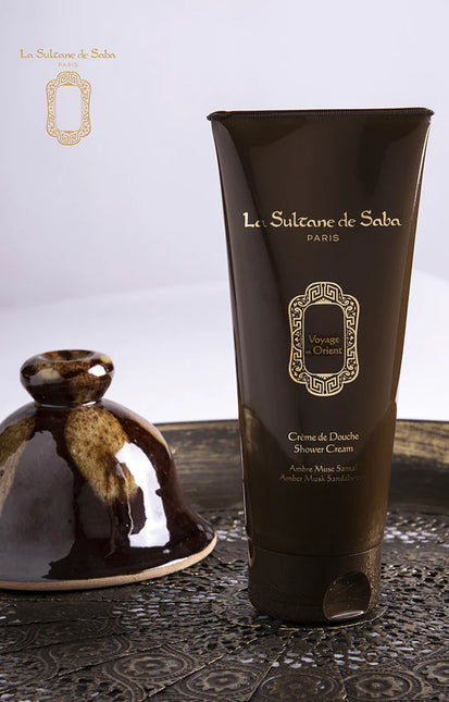 La Sultane de Saba Shower Cream – Amber & Sandalwood – Journey to the Orient