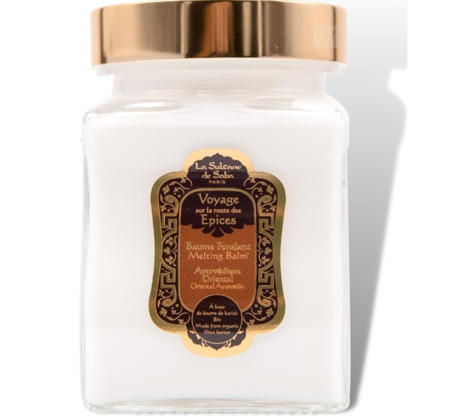 La Sultane de Saba Melting Balm – Oriental Ayurvedic Amber Vanilla Patchouli – Journey to the Spices Route