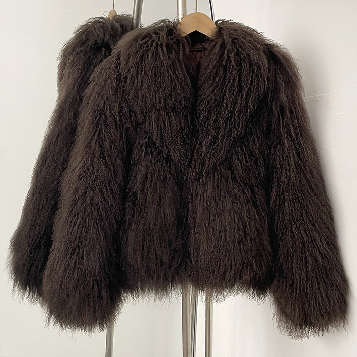 KOVNA design - Mongolian fur jas