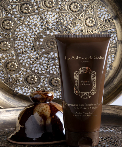 La Sultane de Saba Silk Scrub – Amber & Sandalwood