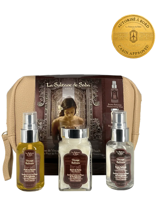 La Sultane de Saba Travel Set – Lotus & Frangipani