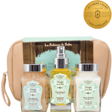 La Sultane de Saba Travel Set – Tiaré & Aloe Vera