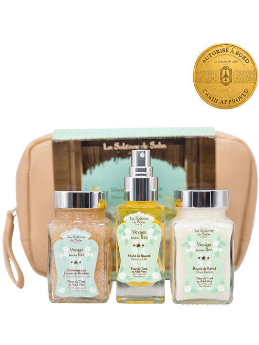 La Sultane de Saba Travel Set – Tiaré & Aloe Vera